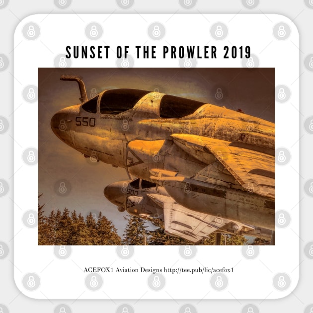 Sunset of the Prowler 2019 Sticker by acefox1